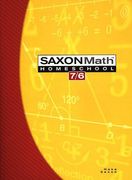 saxon math homeschool 7/6 (en Inglés)