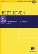 symphony no. 7 in a major op. 92: eulenburg audio score 75 (en Inglés)
