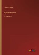 Common Sense: in large print (en Inglés)