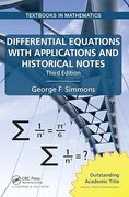 Differential Equations With Applications and Historical Notes (Textbooks in Mathematics) (en Inglés)