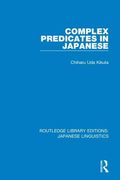Complex Predicates in Japanese (en Inglés)