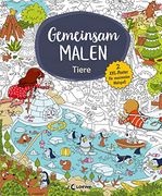 Gemeinsam Malen - Tiere: 2 Xxl-Poster für Maximalen Malspaß - Zusammen Malen mit Freunden und der Ganzen Familie (en Alemán)