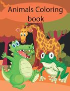 animals coloring book: children's activity, coloring books for Toddlers and kids for kindergarten and preschool (en Inglés)