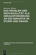 das problem der individualitat als herausforderung an die semantik im sturm und drang: studien zu goethes "brief des pastors zu *** an den neuen pasto (en Inglés)