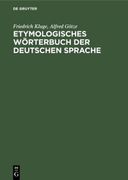 Etymologisches Wörterbuch der Deutschen Sprache (en Alemán)