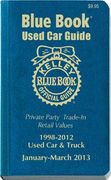 kelley blue book used car guide: january-march 2013 (en Inglés)