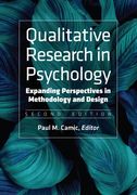 Qualitative Research in Psychology: Expanding Perspectives in Methodology and Design (en Inglés)