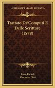Trattato De'Computi E Delle Scritture (1878) (en Italiano)