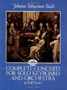 complete concerti for solo keyboard and orchestra in full score (en Inglés)