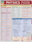 physics equations & answers quick study reference guide