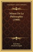 Misere De La Philosophie (1908) (in French)