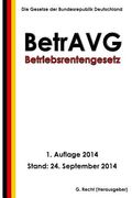 Betriebsrentengesetz - BetrAVG (en Alemán)