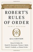 Robert's Rules of Order Newly Revised, 12Th Edition (en Inglés)