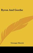 byron and goethe (en Inglés)