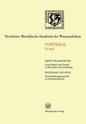 Gerechtigkeit Und Fairneß in Wirtschaft Und Gesellschaft. Entstaatlichungspotentiale Im Hochschulbereich: 441. Sitzung Am 4. November 1992 in Düsseldo (en Alemán)