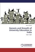 genesis and growth of university education in india (en Inglés)