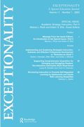 exceptionality, volume 11: academic strategy instruction, part ii: number 1