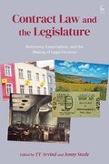 Contract Law And The Legislature: Autonomy, Expectations, And The Making Of Legal Doctrine (en Inglés)