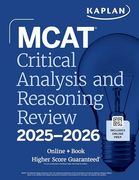 MCAT Critical Analysis and Reasoning Skills Review 2025-2026: Online + Book (en Inglés)