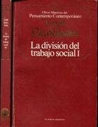 LA DIVISION DEL TRABAJO SOCIAL II TOMOS.