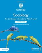 Cambridge International as and a Level Sociology Cours 