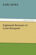 eighteenth brumaire of louis bonaparte (en Inglés)