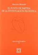 El Punto de Partida de la Investigación Filosófica