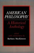 American Philosophy: A Historical Anthology (Suny Series in Philosophy) (en Inglés)