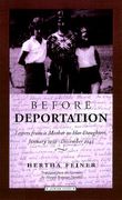 before deportation: letters from a mother to her daughters, january 1939-december 1942