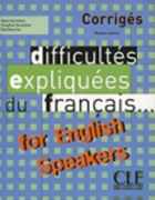 Corriges difficultés expl fran (Gramm Expliquee)