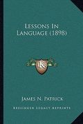 lessons in language (1898)