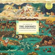 The World of the Odyssey & Other Greek Myths: A 1000-Piece Jigsaw Puzzle by Adam Simpson (en Inglés)