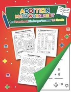 Addition Math Worksheet for Preschool, Kindergarten and 1st grade: Over 20 Fun Designs For Boys And Girls - Educational Worksheets (en Inglés)