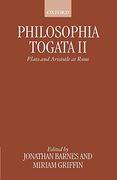 Philosophia Togata ii: Plato and Aristotle at Rome: Plato and Aristotle at Rome vol 2 (en Inglés)