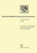 The Formation of the Greek Polis: Aristotle and Archeology: 273. Sitzung am 16. Februar 1983 in Düsseldorf (en Alemán)
