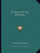 an outline of yoga philosophy (en Inglés)