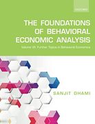 The Foundations of Behavioral Economic Analysis: Volume Vii: Further Topics in Behavioral Economics (en Inglés)