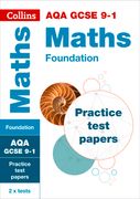 Collins GCSE 9-1 Revision - Aqa GCSE 9-1 Maths Foundation Practice Test Papers (en Inglés)
