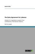 the doha agreement for lebanon