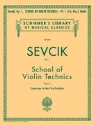 School of Violin Technics, op. 1 - Book 1: Schirmer Library of Classics Volume 844 Violin Method (Schirmer's Library of Musical Classics) (en Inglés)