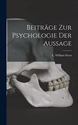Beiträge zur Psychologie der Aussage (en Inglés)