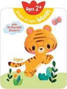 Sticker & Learn Words (Ages 2+): With 30 Reusable Stickers (Yoyo Sticker & Learn) (en Inglés)