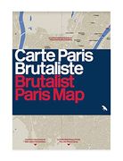 Brutalist Paris map 