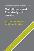 Multidimensional Real Analysis 2 Volume Hardback Set: Multidimensional Real Analysis ii Hardback: Integration v. 2 (Cambridge Studies in Advanced Mathematics)