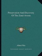 preservation and discovery of the zend-avesta