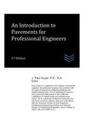 An Introduction to Pavements for Professional Engineers