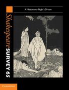 shakespeare survey: volume 65, a midsummer night's dream (en Inglés)