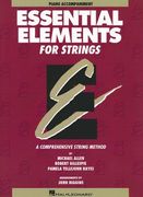 essential elements for strings, book one: piano accompaniment: a comprehensive string method (en Inglés)
