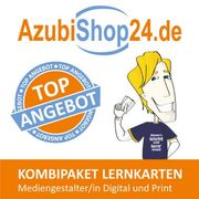 Azubishop24. De Kombi-Paket Lernkarten Mediengestalter/-In Digital und Print: Erfolgreiche Prüfungsvorbereitung auf die Abschlussprüfung (en Alemán)