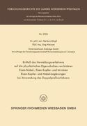 Einfluss Des Herstellungsverfahrens Auf Die Physikalischen Eigenschaften Von Binaren Eisen-Nickel-, Eisen-Kupfer- Und Ternaren Eisen-Kupfer- Und Nicke ... des Landes Nordrhein-Westfalen)